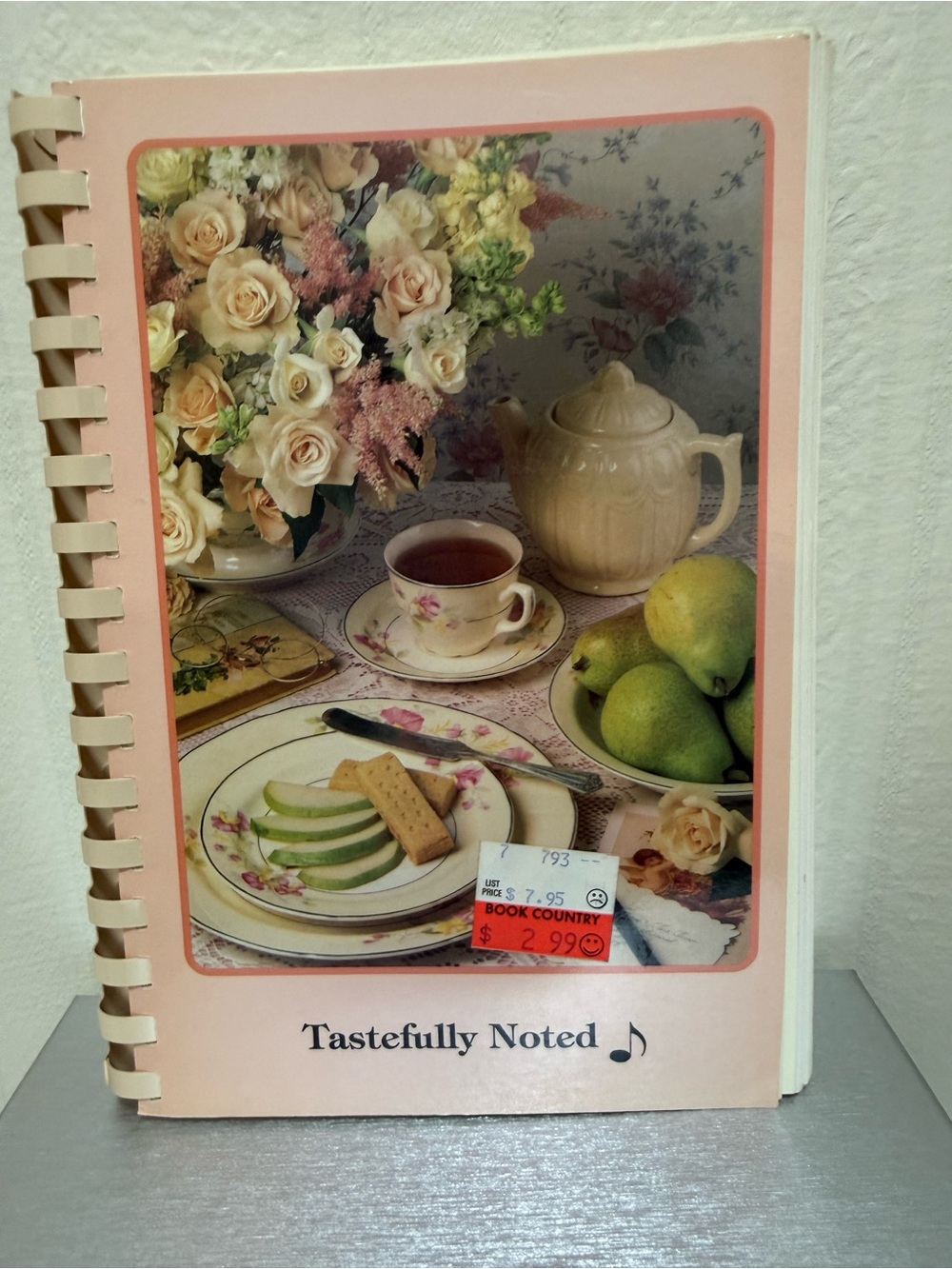 Tastefully Noted Pink Floral Cover Spiral‎ Notebook